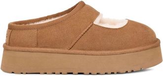 UGG Bea Mary Jane Slippers Chestnut - Dames - Pantoffels - Bruin - 41 EU - Wol - Schoenen