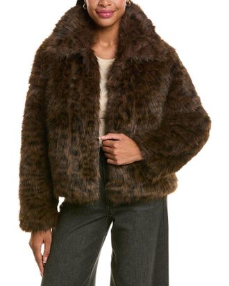 Stella + Lorenzo Faux Fur Coat