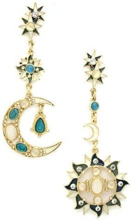 Eye Candy Los Angeles Sun & Moon Earrings in Multi Color at Nordstrom Rack
