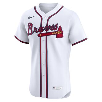Nike Ronald Acu&ntilde;a Jr. Atlanta Braves Nike Mens Dri-FIT ADV MLB Elite Jersey in White | 9B10AWHOAW9-871