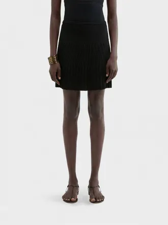 MACCAPANI Pleated Cotton Skirt