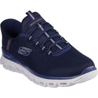 Skechers Glide-Step Noxus Textile Mens Navy Trainers - Size UK 12
