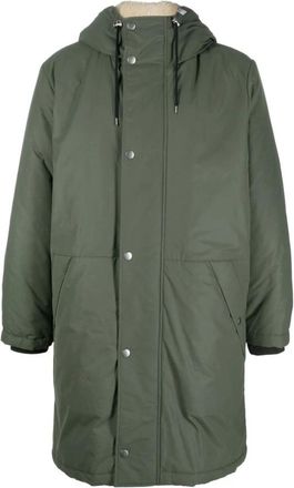 A.P.C. A.p.c. - Parka - Heren - Mantels - Groen - Maat: L Katoen