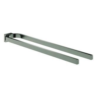 GROHE Selection 400 N Toallero Negro 2 Brazos Ha Grafito Cepillado