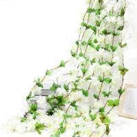 OEM Guirnalda Artificial De Flores De Cerezo De 230 Cm, Plantas Colgantes, Guirnalda De Seda, Flores De Cerezo Artificiales Para Bodas, Hogar, Fiestas, Ja