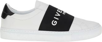 Givenchy Schoenen, Dames, Wit, 37 EU, Leer, Slip-On Leren Sneakers