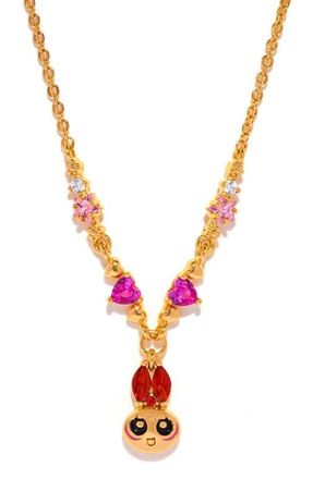 Girls Crew The Powerpuff Girls Pendant Necklace in Gold at Nordstrom