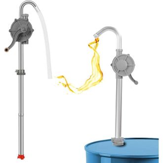 OEM Bomba Manual Rotativa Totalmente De Aluminio Para Bidones De 5 A 55 Galones (208 A 208 Litros): Aceite, Di&eacute;sel, Queroseno Y Fluido Hidr&aacute;ulico. -crezuo