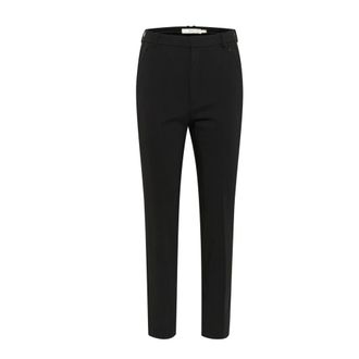 Inwear Broeken, Dames, Zwart, XS, Leer, Slim-fit Broek