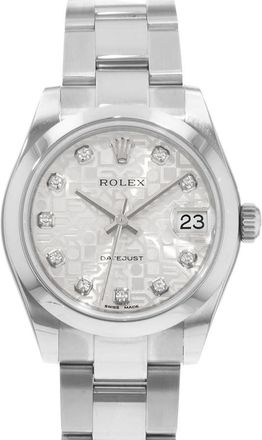 Rolex Pre-owned Rolex Datejust 31 Automatic Chronometer Diamond Ladies Watch 178240