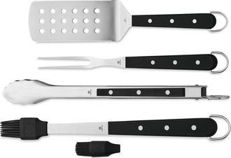 W&uuml;sthof 4-Piece BBQ Set in Black at Nordstrom