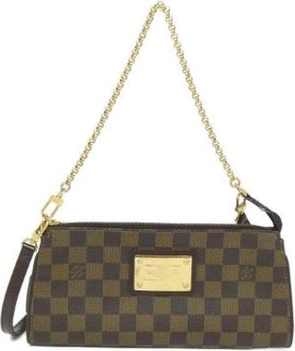 Louis Vuitton Pre-owned Damier Sophie Coated Canvas Shoulder Bag - Dames - Vintage Handtas - Bruin - ONE Size - Vintage