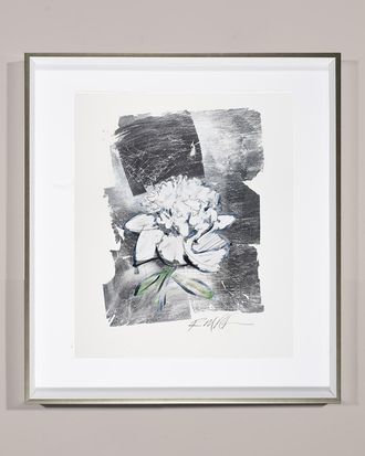 RFA Fine Art Silver Flower Peony & apos; Wall Art