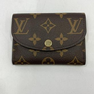 Louis Vuitton Monogram Rose Ballerine Monogram Coin Purse/Coin Case (Pre-Owned)