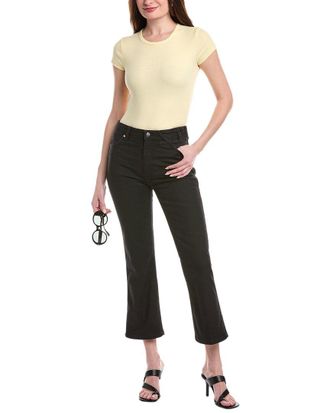 Staud Staud X Wrangler The Cropped Black Bootcut Jean