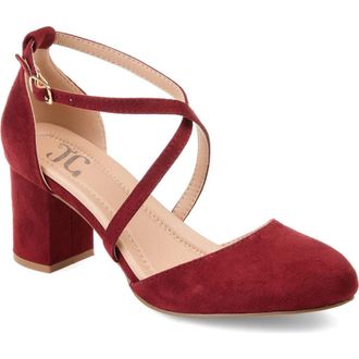 Journee Collection JOURNEE Foster Pump in Wine at Nordstrom Rack, Size 10
