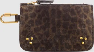 Jerome Dreyfuss Pochette Popoche Xs Imprim&eacute; L&eacute;opard Kaki