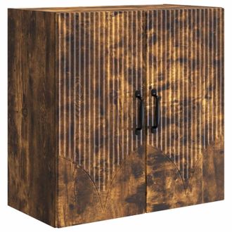 vidaXL Armario De Pared Roble Ahumado 59 X 31 X 60 Cm Vidaxl