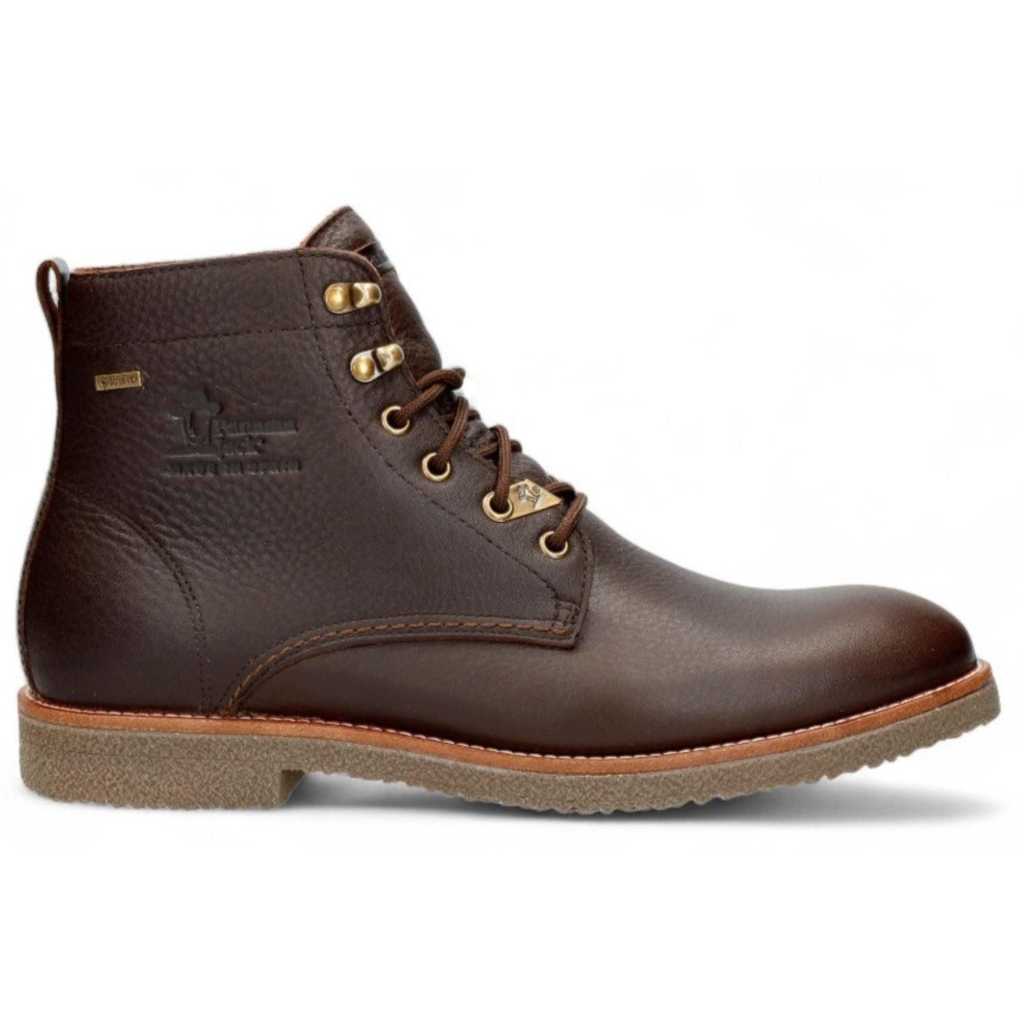 Panama Jack Bota Panama GTX C Men Size 7 - 40 Chukka Boot Brown Leather Outdoors Panama Jack C2 Mens Brown Boot Waterproof Havana Joe Lace Up  main image 4