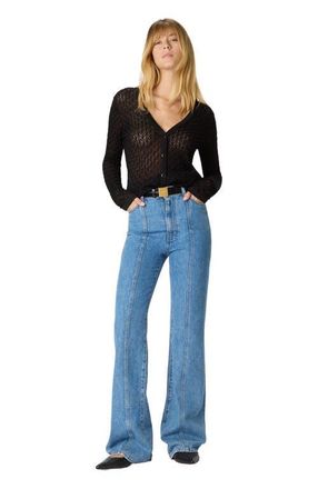 Missoni Slim V-neck Cardigan In Lace in Black at Nordstrom, Size 40 It