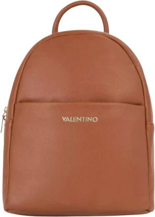 Valentino Tassen, Dames, Bruin, ONE Size, Leer, Doris Re Rugzak