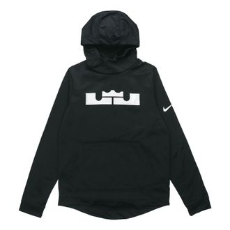 Nike LeBron James Basketball Fleece Lined hooded Pullover Sports Black AQ8318-010