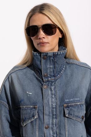Balenciaga Sunglasses, Unisex, Silver