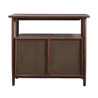 Decoclico Buffet en s&oacute;lido acacia nogal y tatami koben