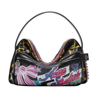 Acne Studios Camero Camera Punk Print - Dames - Tassen - Veelkleurig - Maat: ONE Size Leer