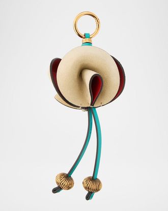 Etro Leather Flower Bag Charm