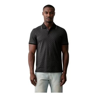 Michael Kors Polo de Algod&oacute;n con Logo de la Firma - Tops - Hombre - Negro - 2XL