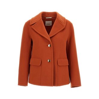 Max Mara Sissy Jas - Dames - Jassen - Oranje - Maat: 2XS Zijde