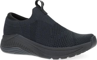 Dansko Womens Pep Knit Slip On Shoes In Black