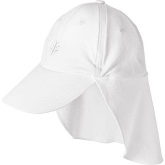 Coolibar Pool Cap with Neck Drape - UPF 50+ Sun Protection - Hayden in White at Nordstrom