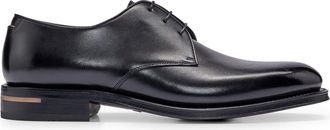 HUGO BOSS Mens Terry Derby Shoes in Black - Size UK 7.5