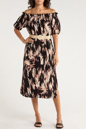 Area Stars Leila Belted Dress in Multi Black at Nordstrom Rack, Size X-Small