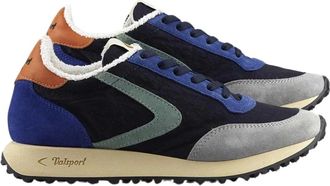 Valsport Schoenen, Heren, Veelkleurig, 42 EU, Nylon, Vintage Blue Heritage Nylon Sneakers