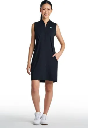 Coolibar Golf Dress - UPF 50+ Sun Protection - Backspin in Black at Nordstrom, Size Medium