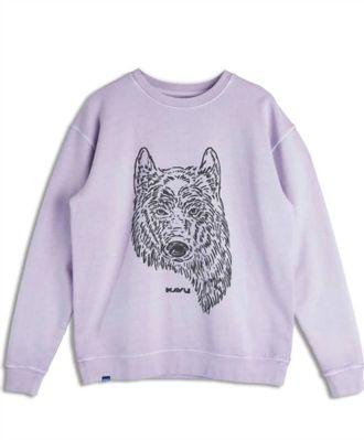 Kavu Mens Core Crewneck Sweater In Grape