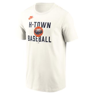 Nike Houston Astros Cooperstown 70s Inspired Nike Mens MLB T-Shirt in Brown | N19911KHST-9V0