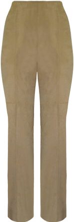 Insight Womens Suede Pants In Saddle