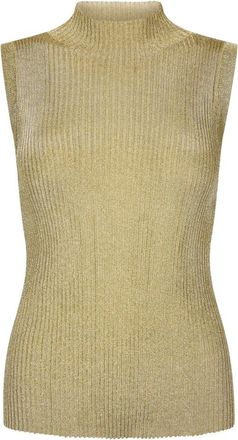 Mos Mosh Top de punto sin mangas - Tops - Mujer - Amarillo - XS