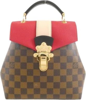 Louis Vuitton Pre-owned Backpacks, female, Brown, Size: ONE SIZE Pre-owned Damier Backpack