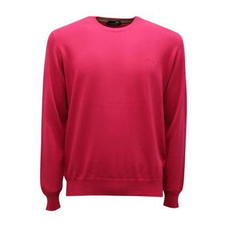 Harmont & Blaine Round-neck Knitwear, male, Pink, Size: 2XL P7150 Sweater