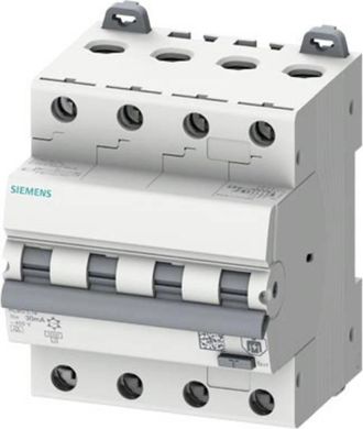 SIEMENS Fi Ls 4p C16 6ka 30ma Interruptor Diferencial Blanco