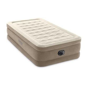 Intex Cama Hinchable Individual Intex Ultra Plush 64426nd Con Bomba Integrada, Beige