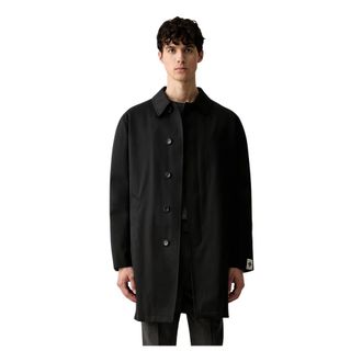 Bally Heren, Mantels, Zwart, Maat: M Synthetisch