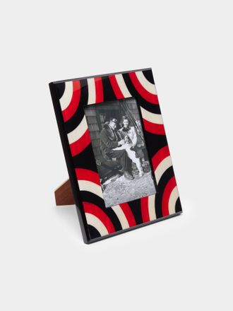 Biagio Barile Store Girella Wood Inlay Photo Frame (4x6)