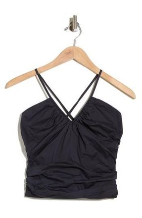 Young Fabulous & Broke Lake Ruched Cotton Camisole in Midnight at Nordstrom Rack, Size X-Small