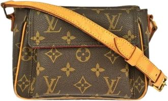 Louis Vuitton Pre-owned Cross Body Bags, female, Brown, Size: ONE SIZE Pre-owned Vintage Canvas Cross Body Bag